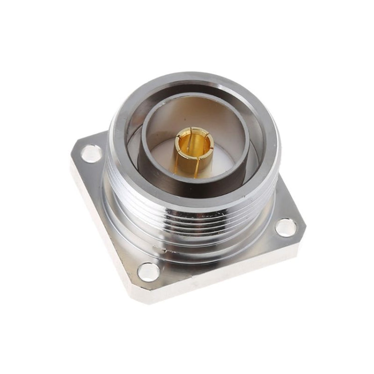 L29 7/16 Din Female Jack Center Connector with 4 Holes Flange Deck Solder Cup RF Coaxial Adapter L29 7/16 Din Female Jack Center Connector with 4 Holes Flange Deck Solder Cup RF Coaxial Adapter